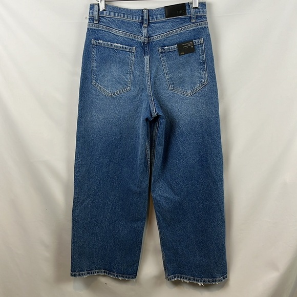 Rails The Getty Superhigh Waist Cropped Length Wide Leg Blue Jeans Size 27 NWOT - Picture 11 of 14